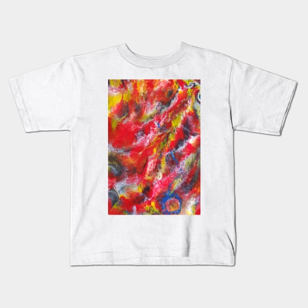 Melted Skittles Kids T-Shirt by Rich Jam69